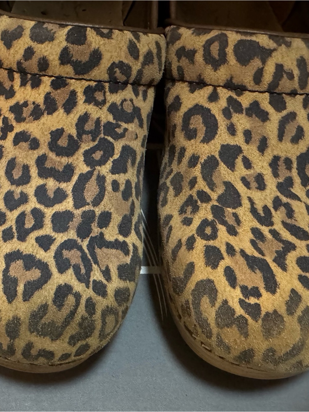 Leopard Print Slip-On Clog for Women - Brown - Picture 7 of 7